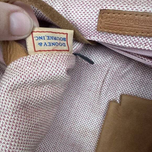 Dooney & Bourke Leather Caramel Bag Logo Lock Hobo Pebble Grain Handbag READ - Picture 11 of 12